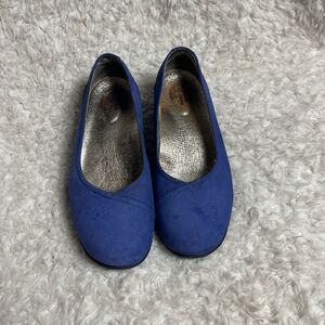 Gravity Defyer Leather Suede Royal Blue Slip On Shoe Size 7.5